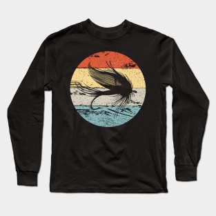 Fly Fishing Vintage Style Fishermen Gift Long Sleeve T-Shirt